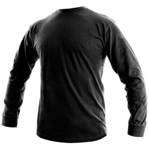 Canis Pánske tričko s dlhým rukávom PETR - Černá | XL vyobraziť