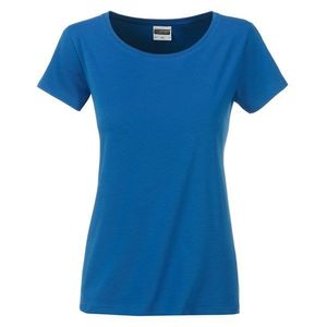 James & Nicholson Klasické dámske tričko z biobavlny 8007 - Královská modrá | XS vyobraziť