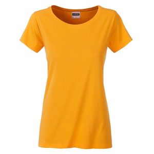 James & Nicholson Klasické dámske tričko z biobavlny 8007 - Zlatě žlutá | XS vyobraziť