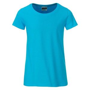 James & Nicholson Klasické dievčenské tričko z biobavlny 8007G - Tyrkysová | XXL vyobraziť