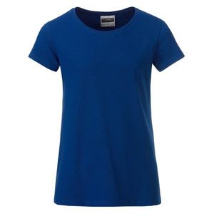 James & Nicholson Klasické dievčenské tričko z biobavlny 8007G - Tmavá královská modrá | S vyobraziť