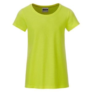 James & Nicholson Klasické dievčenské tričko z biobavlny 8007G - Žlutozelená | M vyobraziť