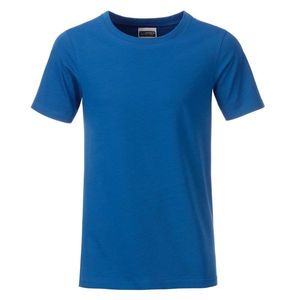 James & Nicholson Klasické chlapčenské tričko z biobavlny 8008B - Královská modrá | XS vyobraziť