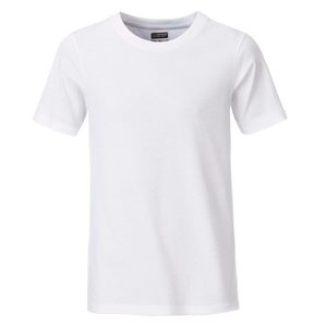 James & Nicholson Klasické chlapčenské tričko z biobavlny 8008B - Bílá | XXL vyobraziť