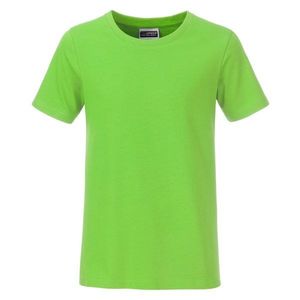 James & Nicholson Klasické chlapčenské tričko z biobavlny 8008B - Limetkově zelená | XS vyobraziť