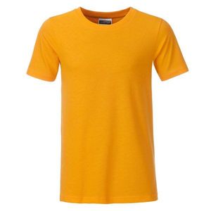 James & Nicholson Klasické chlapčenské tričko z biobavlny 8008B - Zlatě žlutá | M vyobraziť