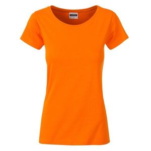 James & Nicholson Klasické dámske tričko z biobavlny 8007 - Oranžová | XXL vyobraziť