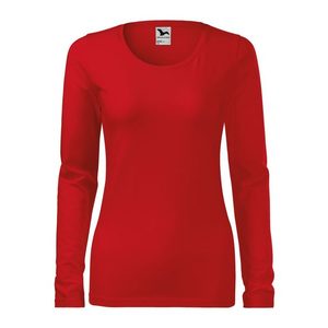 Adler (MALFINI) Dámske tričko s dlhým rukávom Slim - Červená | M vyobraziť