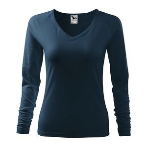 Adler (MALFINI) Dámske tričko s dlhým rukávom Elegance - Námořní modrá | S vyobraziť