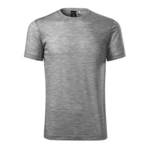 Adler (MALFINI) Pánske tričko Merino Rise - Tmavě šedý melír | M vyobraziť