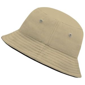 Myrtle Beach Detský klobúčik MB013 - Khaki / černá | 54 cm vyobraziť