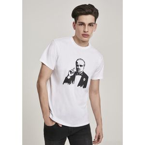 MERCHCODE Pánske tričko Godfather Painted Portrait Tee Farba: white, Veľkosť: S vyobraziť