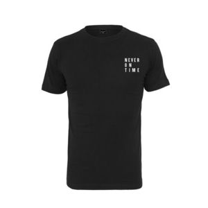 Dámske čierne tričko MR.Tee Ladies Never On Time Tee Farba: black, Veľkosť: L vyobraziť