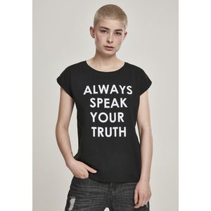 Dámske tričko MR.TEE Ladies Speak Truth Tee Farba: black, Veľkosť: XS vyobraziť