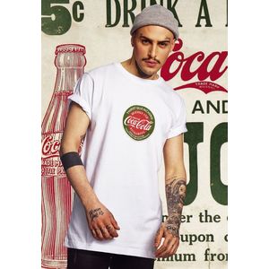 Pánske tričko Merchcode Coca Cola Retro Tee Farba: white, Veľkosť: L vyobraziť