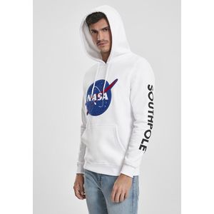 Pánska mikina Southpole NASA Insignia Logo Hoody Farba: white, Veľkosť: XL, Pohlavie: pánske vyobraziť