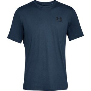 Pánske tričko Under Armour Sportstyle Left Chest Navy Academy Veľkosť: M vyobraziť