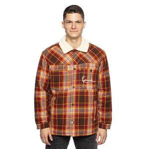 Pánska bunda Karl Kani Chest Signature Flannel Shirt Velikost: M, Objem: pánske vyobraziť