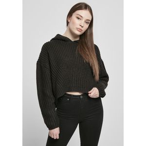 Dámsky sveter Urban Classics Oversized Hoody čierny Veľkosť: XL, Pohlavie: dámske vyobraziť