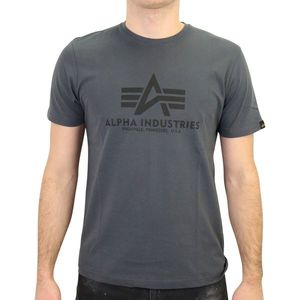 Pánske tričko Alpha Industries Basic tmavošedé Veľkosť: XL, Pohlavie: pánske vyobraziť