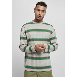 URBAN CLASSICS Pánske tričko Urban C. Stripe Oversized šedé Veľkosť: M, Pohlavie: pánske vyobraziť