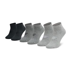 Súprava 3 párov kotníkových ponožiek dámskych 4F vyobraziť