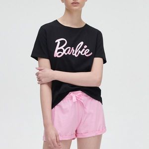 Cropp - Dvojdielne pyžamo Barbie - Ružová vyobraziť