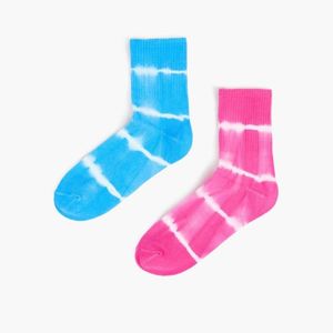 Cropp - Súprava 2 párov vzorovaných ponožiek - Viacfarebná vyobraziť