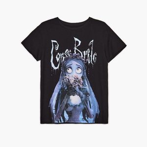 Cropp - Tričko s potlačou Corpse Bride - Čierna vyobraziť