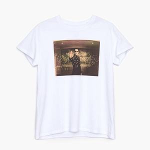 Cropp - Oversize tričko s potlačou Matrix - Biela vyobraziť