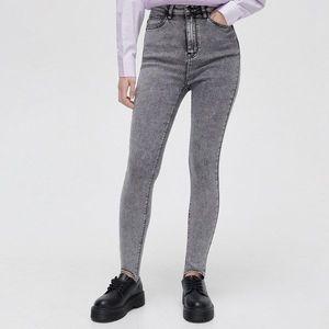 Cropp - Džínsy skinny - Šedá vyobraziť