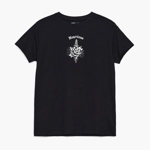 Cropp - Tričko s potlačou - Čierna vyobraziť