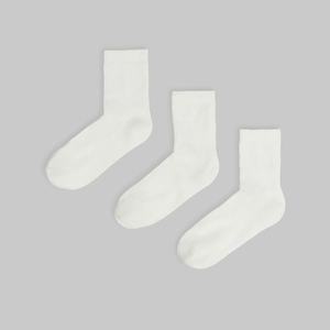 Cropp - Súprava 3 párov dlhých ponožiek - Biela vyobraziť