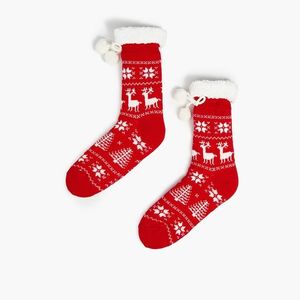 Cropp - Vianočné ponožky - Červená vyobraziť