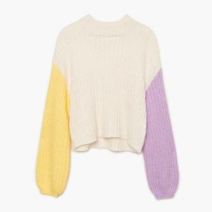 Cropp - Oversize sveter - Krémová vyobraziť