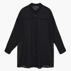 Cropp - Dlhá košeľa - Čierna vyobraziť