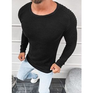 Trendový čierny sveter vyobraziť