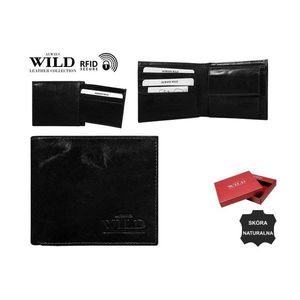Praktická čierna pánska peňaženka WILD vyobraziť