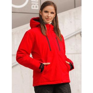 Červená príjemná dámska zimná bunda JS/HH012/5Z vyobraziť