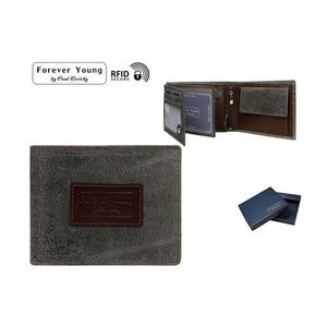 Unikátna kožená peňaženka v šedej farbe Rovicky vyobraziť