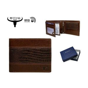 Hnedá originálna kožená peňaženka Buffalo vyobraziť