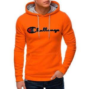 Oranžová štýlová mikina Challenge B1398 vyobraziť