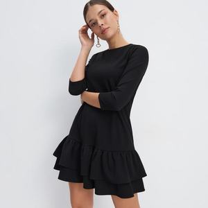 Mohito - Šaty s volánom - Čierna vyobraziť