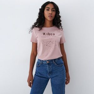 Mohito - Bavlnené tričko - Ružová vyobraziť