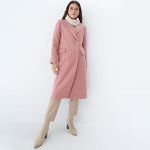 Mohito - Vlnený kabát - Ružová vyobraziť
