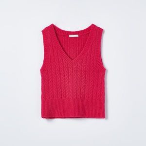 Mohito - Pletená vesta Eco Aware - Ružová vyobraziť