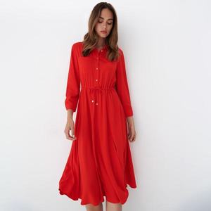 Mohito - Košeľové šaty - Červená vyobraziť