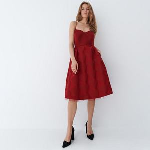 Mohito - Zvonové šaty - Červená vyobraziť