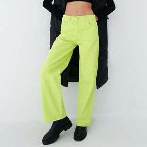 Mohito - Široké džínsy - Zelená vyobraziť