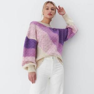 Mohito - Oversize sveter - Purpurová vyobraziť